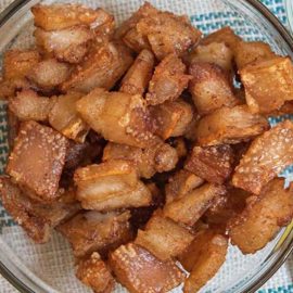 Chicharrón tradicional El Bosqueño
