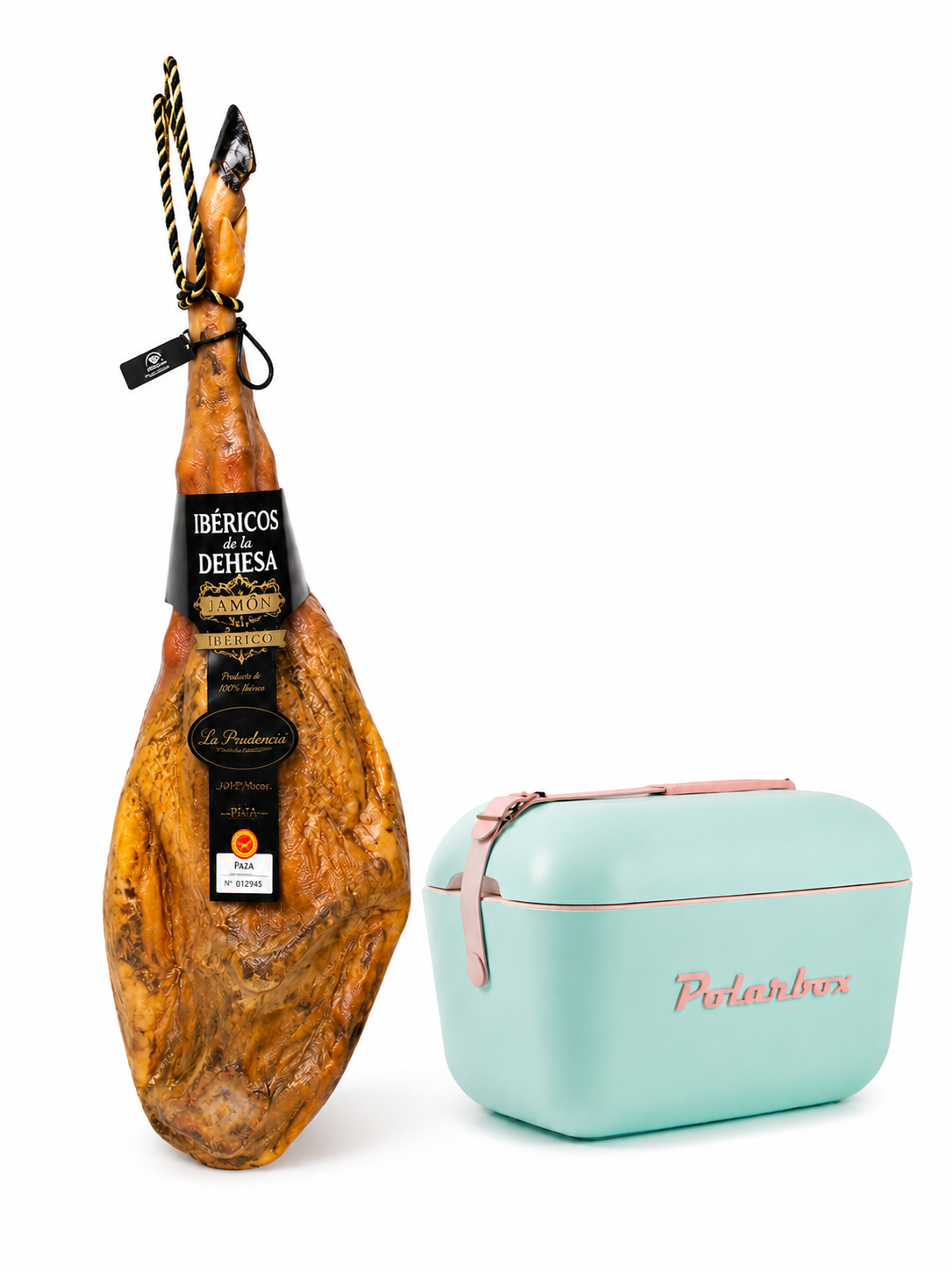 JAMON DE BELLOTA IBERICO 100% D.O.P. LOS PEDROCHES + REGALO NEVERA POLARBOX