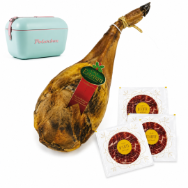 20 SOBRES PALETA CEBO CAMPO 50% IBÉRICA CASA ESTEBAN + 2 SOBRES DE VIRUTA + REGALO NEVERA POLARBOX