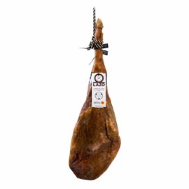 Jamon de Bellota 100% Ibérico LAZO D.O.P JABUGO (Variedad Manchado de Jabugo)
